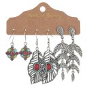 Pendientes colgantes mujer 3 pares 14