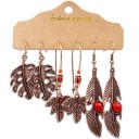 Pendientes colgantes mujer 3 pares 38