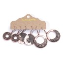 Pendientes colgantes mujer 3 pares G1018 9