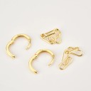 Pendientes de aro con cadena para mujer A3157 2
