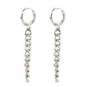 Pendientes de aro con colgante G188 1