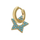 Pendientes de aro con colgante para mujer 23