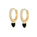 Pendientes de aro con colgante para mujer G1019 19