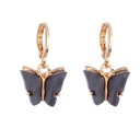 Pendientes de aro de mujer con mariposa J147 7