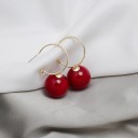 Pendientes de aro de mujer con perla G681 5