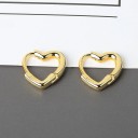 Pendientes de aro mujer corazón G127 7