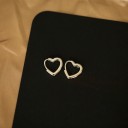 Pendientes de aro mujer corazón G127 5