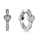 Pendientes de aro mujer corazón R128 6