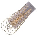 Pendientes de aro para mujer 12 pares 1