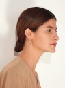 Pendientes de aro para mujer con circonitas de colores 2