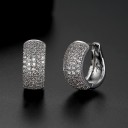 Pendientes de aro para mujer con circonitas G1258 12