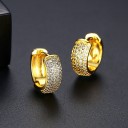 Pendientes de aro para mujer con circonitas G1258 9