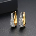 Pendientes de aro para mujer con circonitas G1258 10