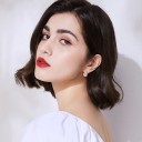 Pendientes de aro para mujer con circonitas G1258 2