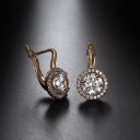Pendientes de aro para mujer con circonitas G616 5