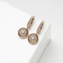 Pendientes de aro para mujer con circonitas G616 3
