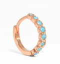 Pendientes de aro para mujer con circonitas H742 2