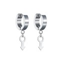 Pendientes de aro para mujer con colgante H826 5