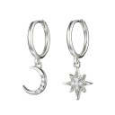 Pendientes de aro para mujer con colgantes 11