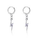 Pendientes de aro para mujer con rayo 1