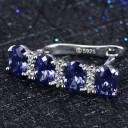 Pendientes de boda de plata para mujer 5