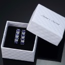 Pendientes de boda de plata para mujer 6