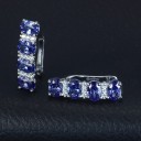 Pendientes de boda de plata para mujer 9
