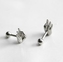 Pendientes de botón G2541 9