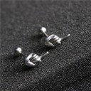 Pendientes de botón G2541 2