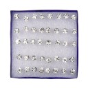 Pendientes de botón para mujer 20 pares 1