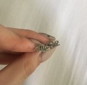Pendientes de botón para mujer, año 4