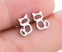 Pendientes de botón para mujer G116 2