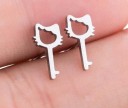Pendientes de botón para mujer G116 1