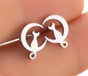 Pendientes de botón para mujer G116 6