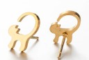 Pendientes de botón para mujer G116 2