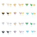 Pendientes de botón para mujer G186 1