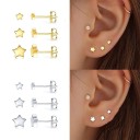 Pendientes de botón para mujer G288 1