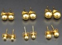 Pendientes de botón para mujer G599 4