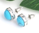 Pendientes de botón para mujer G805 5