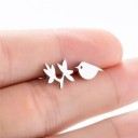 Pendientes de botón para mujer H815 17