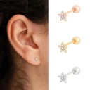 Pendientes de botón para mujer 5