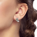 Pendientes de girasol 925 plata para mujeres Diseño floral que simboliza la suerte, el optimismo y la energía positiva para el uso diario 2