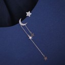 Pendientes de luna y estrella para mujer 3