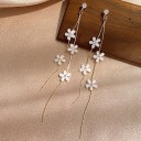 Pendientes de margaritas para mujer 4