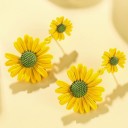Pendientes de margaritas para mujer 12
