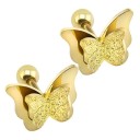 Pendientes de mariposa para mujer G519 6