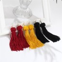 Pendientes de moda - Nudo con flecos J2577 4