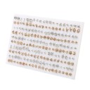 Pendientes de mujer 100 pares 19