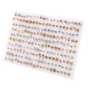 Pendientes de mujer 100 pares 17