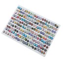 Pendientes de mujer 100 pares 2